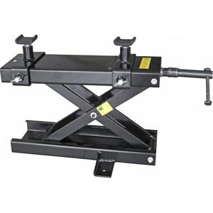 Q-TECH ühe mootorratta tõstukiga must