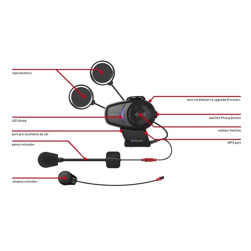Bluetoothi vabakäepeakomplekt SENA 10S