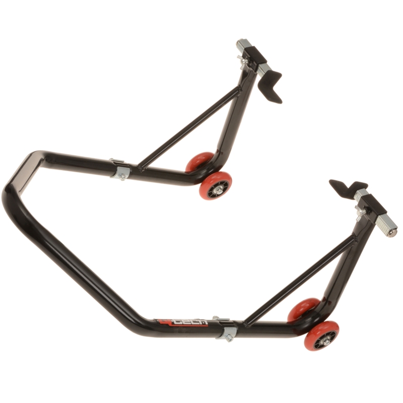 Q-TECH mootorratta statiiv ees - prillidele/tagasi mustad