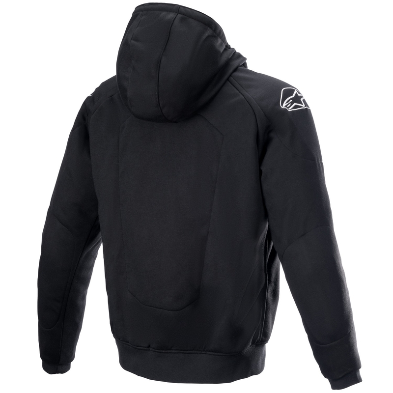 Alpinestars Chrome Ignition kapuutsiga must-punane-fluorehall-valge