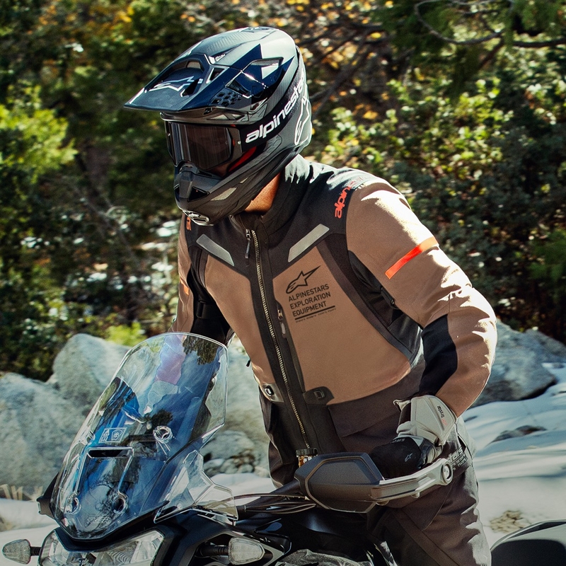 Alpinestars ST-7 Gore-Tex jakk pruun-must