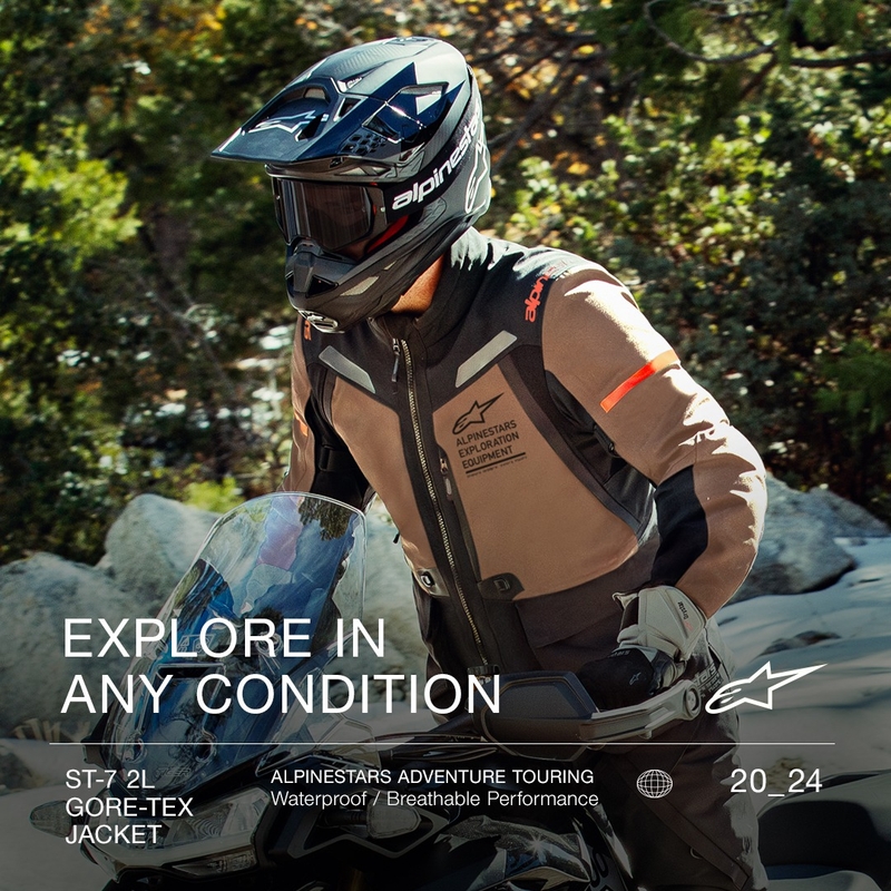 Alpinestars ST-7 Gore-Tex jakk pruun-must