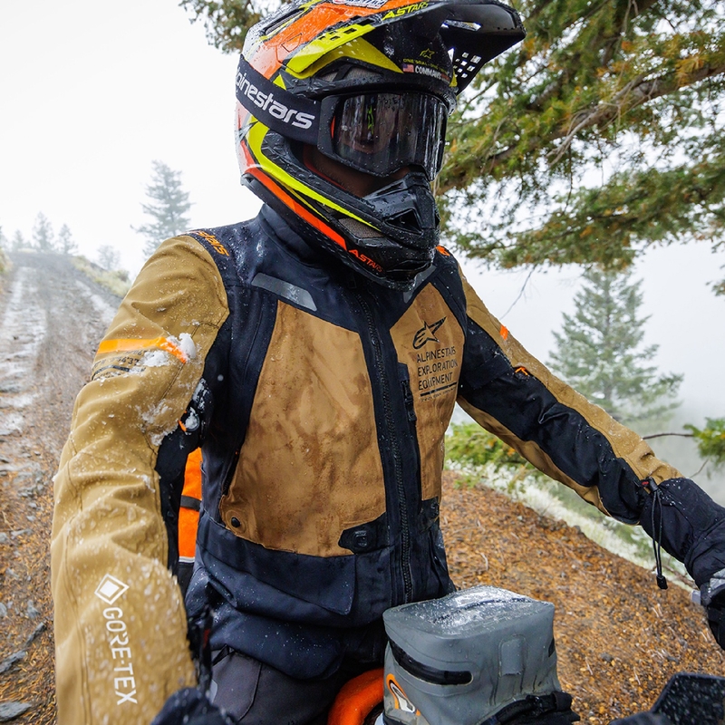 Alpinestars ST-7 Gore-Tex jakk pruun-must