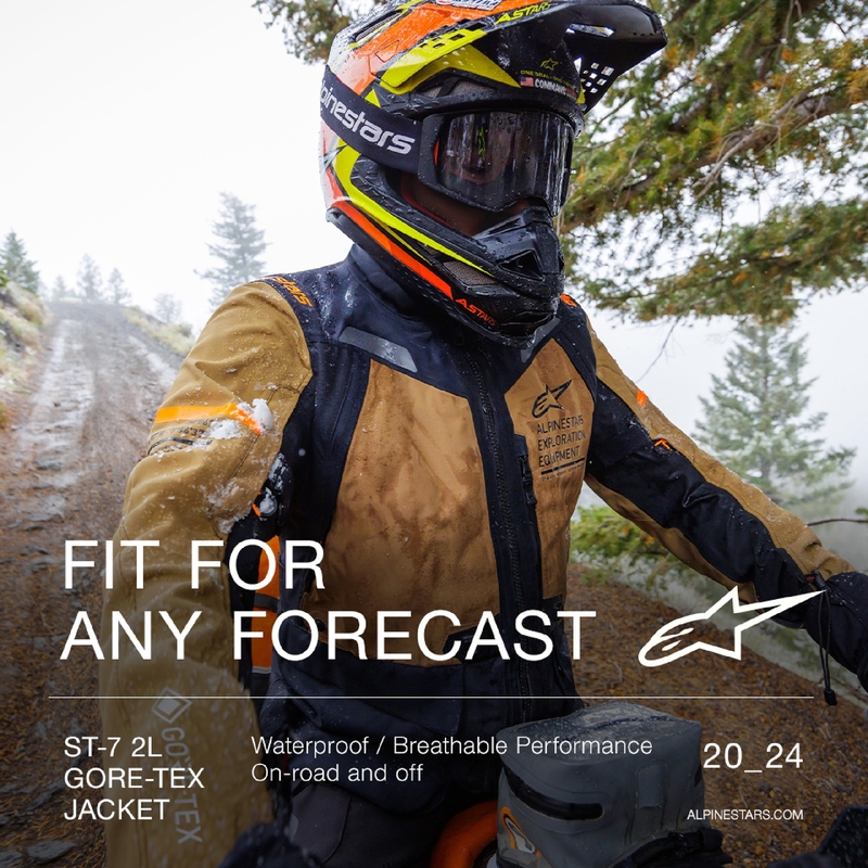 Alpinestars ST-7 Gore-Tex jakk pruun-must