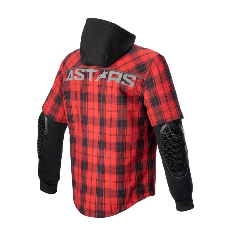 Mootorratta särk Alpinestars MO.ST.EQ Tartan punane ja must