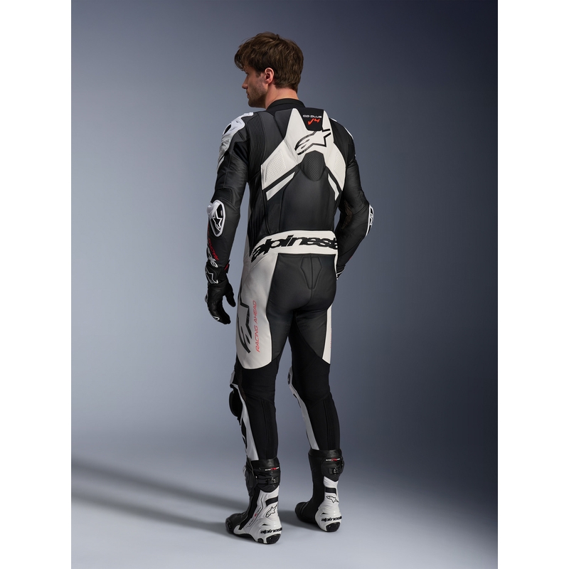 Alpinestars GP Plus V4 Sprint, Tech-air ühilduv must-valge-punane fluo