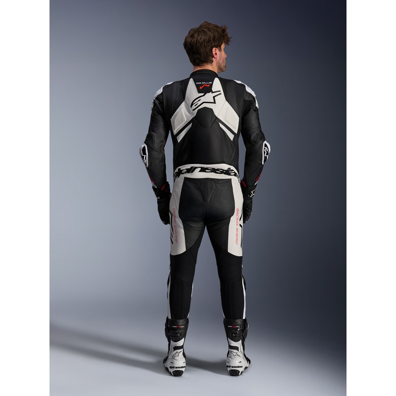 Alpinestars GP Plus V4 Sprint, Tech-air ühilduv must-valge-punane fluo