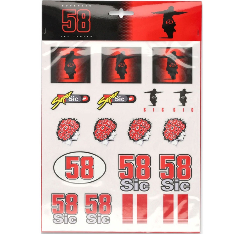 Marco Simoncelli kleebiste komplekt A4
