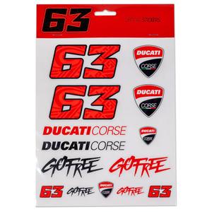 Francesco Bagnaia kleebiste komplekt