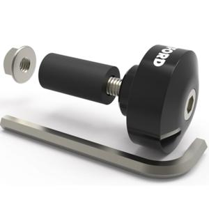 Oxford Bar Ends 1 juhtraua kaal koos vähendamisega must 1 paar