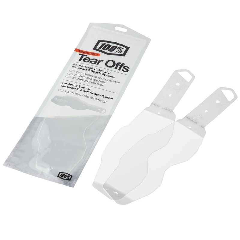 Lamineeritud prillid mx prillidele 100% RACECRAFT 2/ACCURI 2/STRATA 2