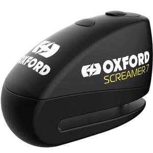 Oxford Screamer 7 ketaspidurilukk koos integreeritud alarmiga must-must