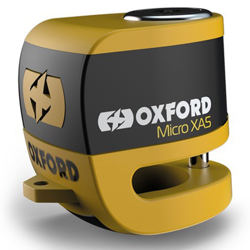 Oxford Micro XA5 ketaspidurilukk koos integreeritud alarmiga kollase-mustaga