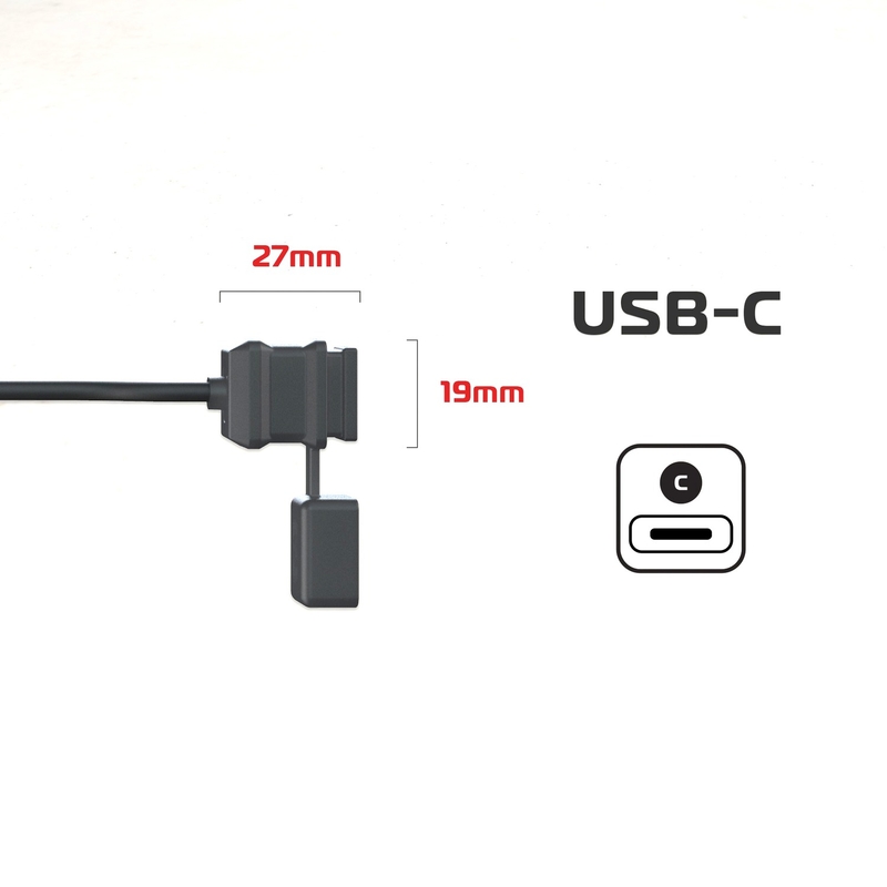 Laetav pistikupesa Oxfordi tüüpi USB-C 5V/3A