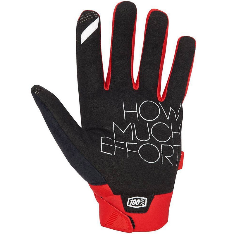 Motokross-kindad 100% - USA BRISKER punane