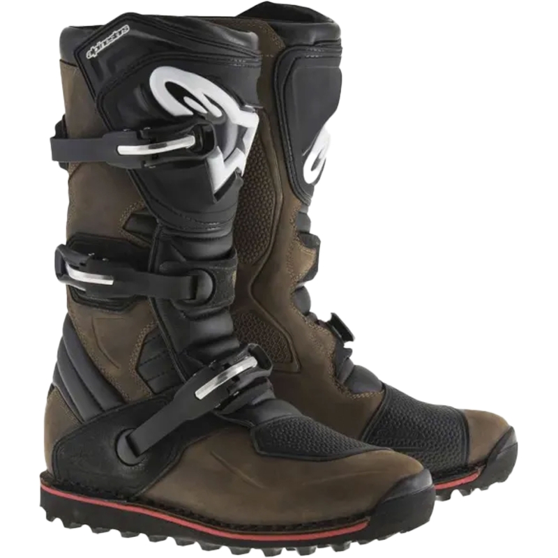 Alpinestars Tech Trial mootorratta saapad õlitatud nahast