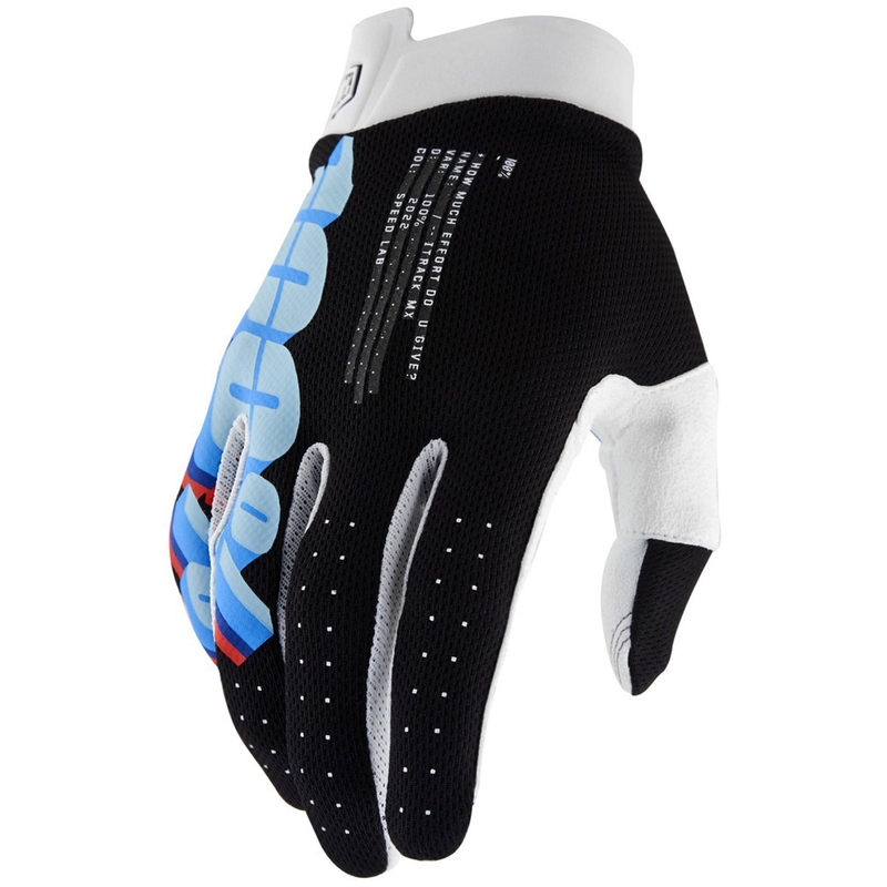 Motokross-kindad 100% - USA ITRACK mustad