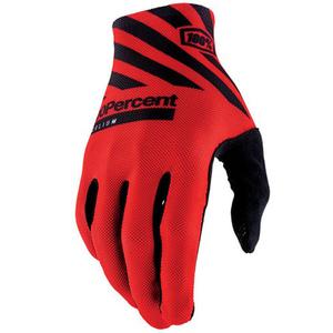 Motokross-kindad 100% Celium punane ja must