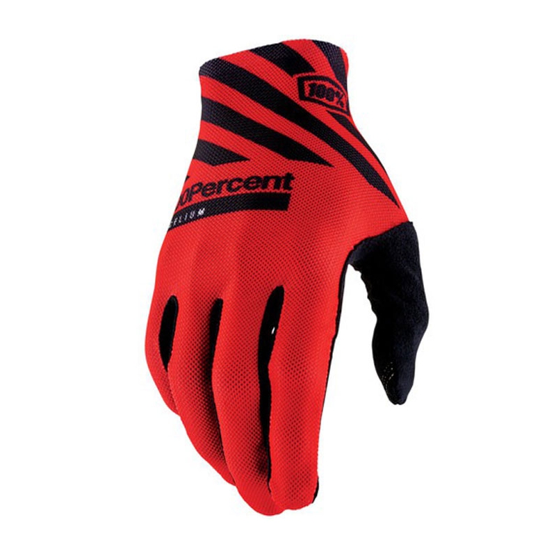 Motokross-kindad 100% Celium punane ja must