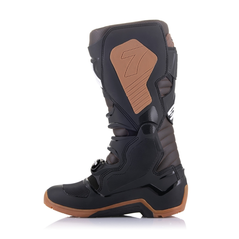Alpinestars Tech 7 Enduro Black-Dark Brown mootorratta saapad