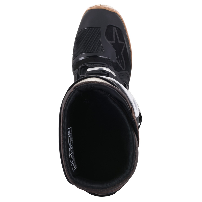 Alpinestars Tech 7 Enduro Black-Dark Brown mootorratta saapad