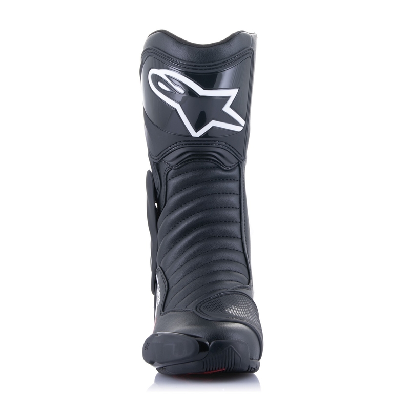 Alpinestars S-MX 6 must-valge-hall-punased mootorrattasaapad