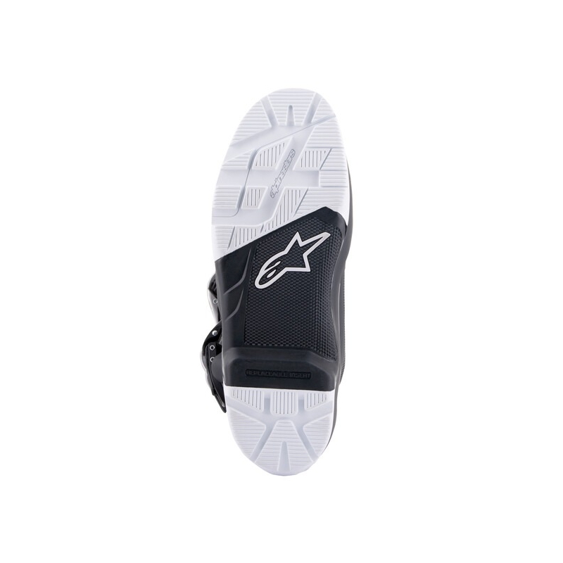 Alpinestars Tech 7 Enduro Drystar must-valged mootorratta saapad