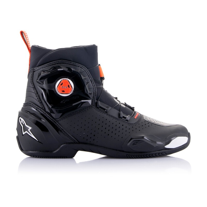 Alpinestars SP-2 must-valge-fluo punane mootorratta saapad