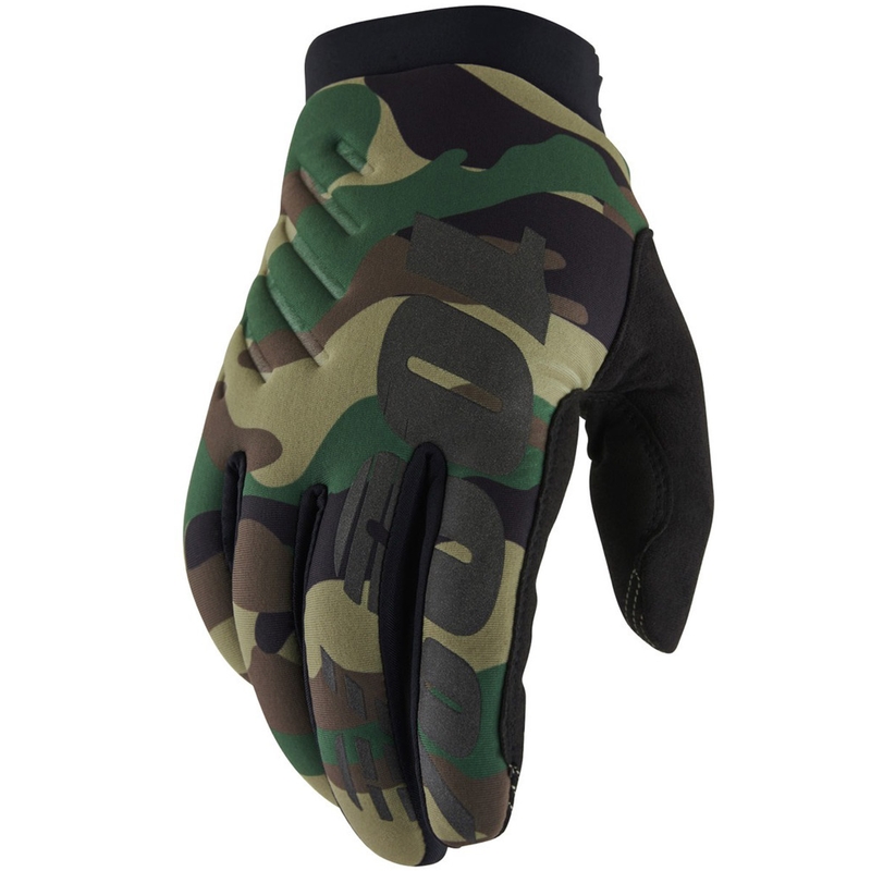 Motokross-kindad 100% - USA BRISKER must-toonekatse