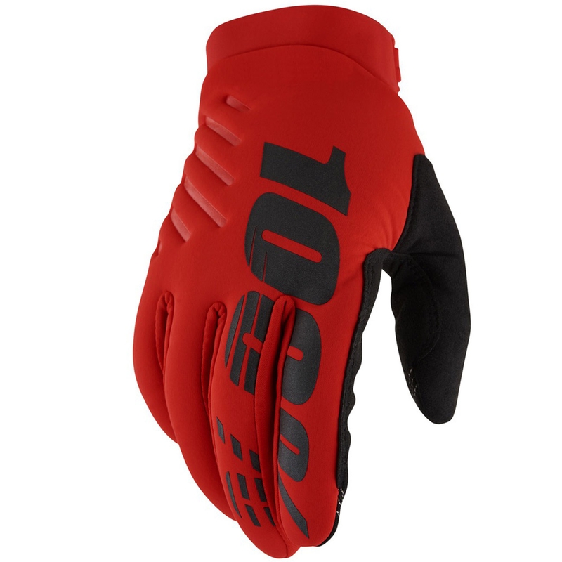 Motokross-kindad 100% - USA BRISKER punane II