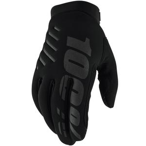 Laste motokross-kindad 100% - USA BRISKER mustad