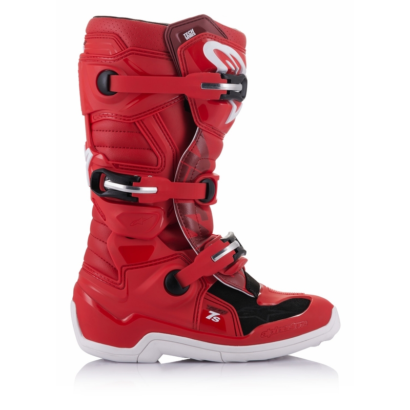 Laste mootorratta saapad Alpinestars Tech 7 S Red