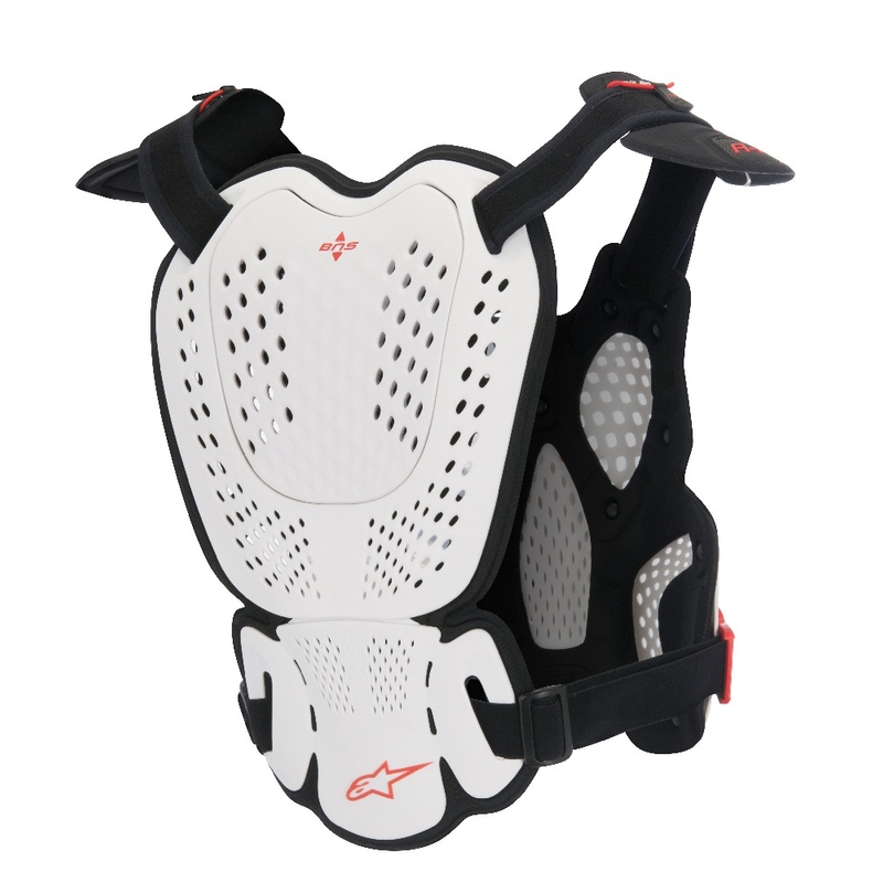 Alpinestars A-1 Roost Guard CE2 valge-must-punane