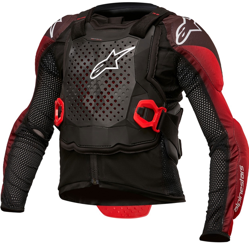 Alpinestars Bionic Tech Noorte must, valge ja punane kehakaitse