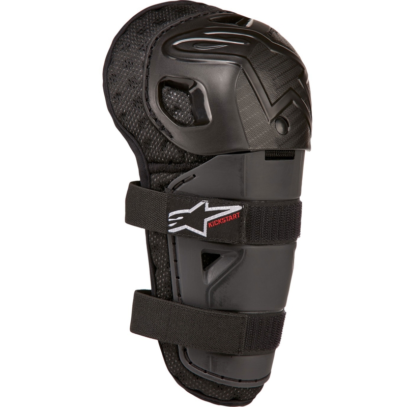 Alpinestars Bionic Kickstart põlvekaitsmed lastele mustad ja punased