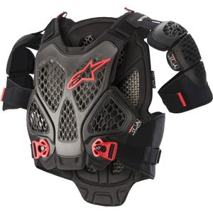 Alpinestars A-6 must-antratsiit-punane kehakaitse