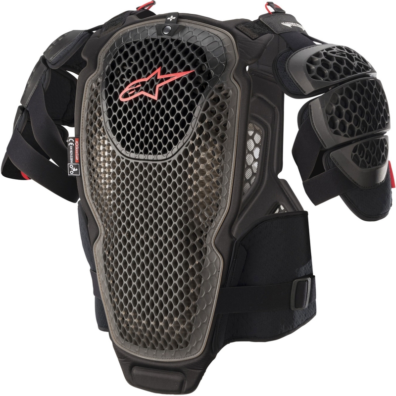 Alpinestars A-6 must-antratsiit-punane kehakaitse