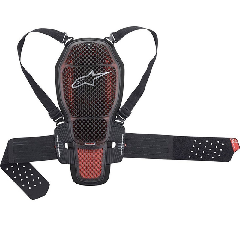 Alpinestars Nucleon KR-1 CELL CE2 läbipaistev-hall-punane-must seljakaitse