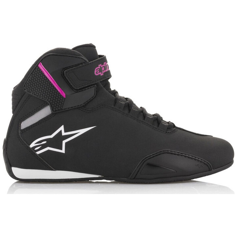 Alpinestars Stella Sector naiste mootorratta saapad mustad ja lillad