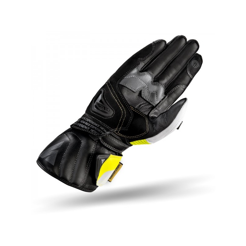 Kindad Shima STR-2 must-valge-fluo kollane