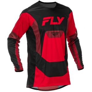 Motokrossitrikoo FLY Racing Lite must-punane II