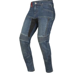 Naiste Ayrton 505 mootorratta teksapüksid pestud sinises värvitoonis