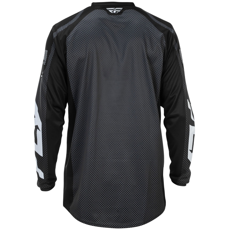 Motokrossitrikoo FLY Racing F-16 must ja valge