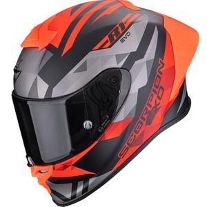 Integreeritud mootorratta kiiver Scorpion EXO-R1 EVO II Air Valere matt must-punane