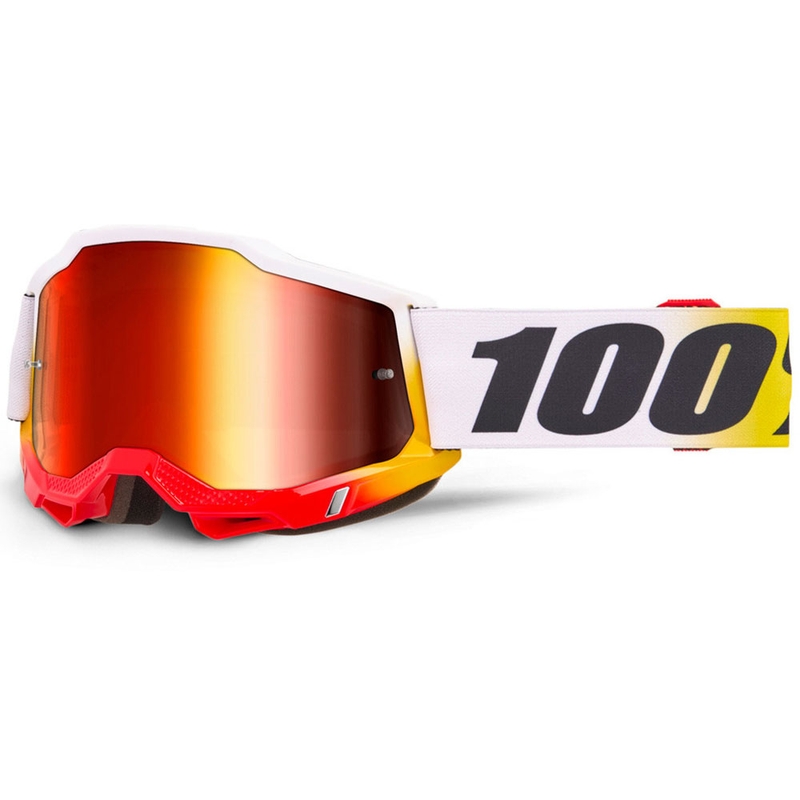 Motokrossiprillid 100% Accuri 2 TORKEN punase pleksiga