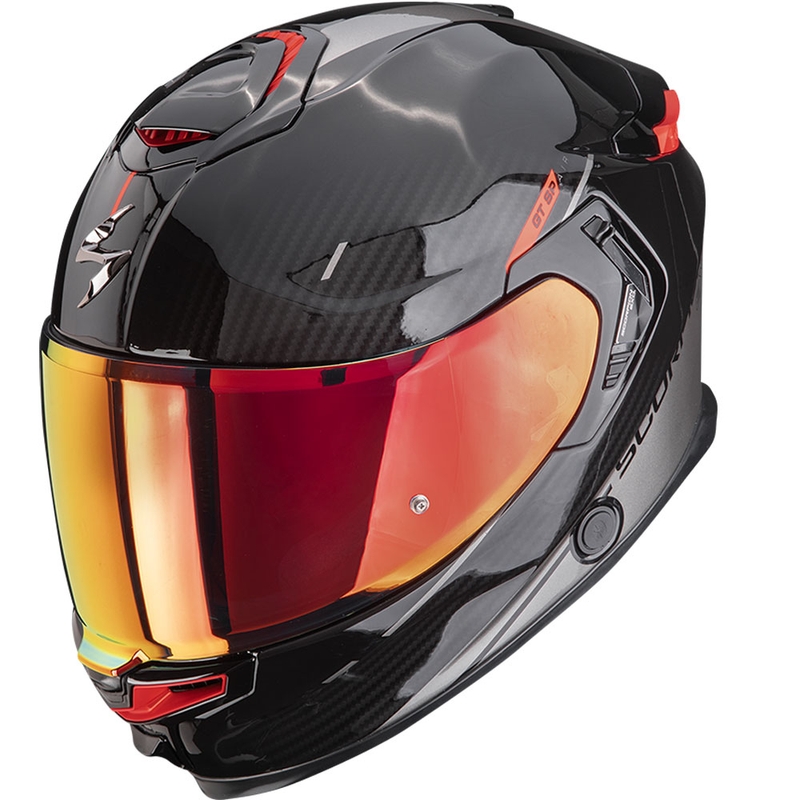 Integreeritud mootorratta kiiver Scorpion EXO-GT SP Air Asphalt must-hõbedane