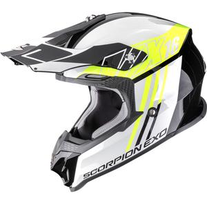 Motokrossikiiver Scorpion VX-16 EVO Air Lignes must-fluo kollane