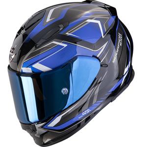 Integreeritud mootorratta kiiver Scorpion EXO-491 Zumo must-sinine