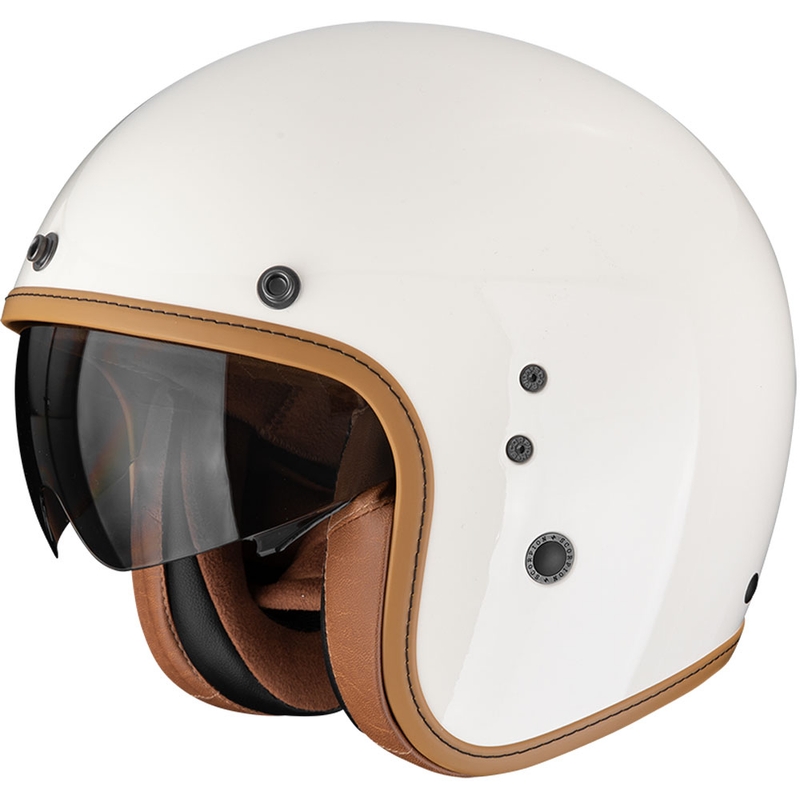 Avatud mootorratta kiiver Scorpion Belfast EVO Luxe cream