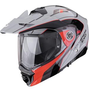 Enduro mootorratta kiiver Scorpion ADX-2 Kamps hall-punane